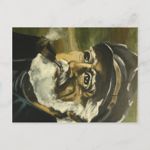 Alter Mann des Meeres Postkarte