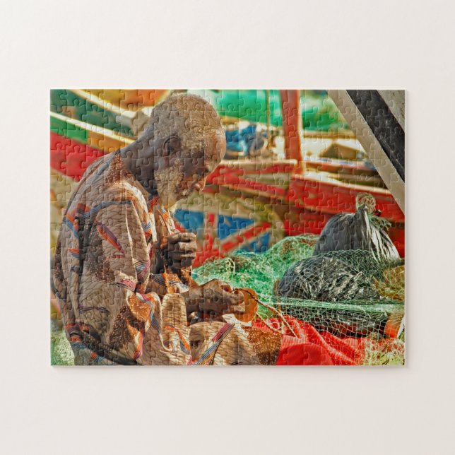 Alter Mann des Meeres. Puzzle (Horizontal)