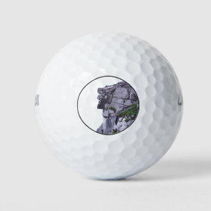 Alter Mann des Mountain Golf Ball