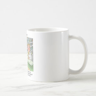 Alter Mann & Die Apotheke Lustige Verspielte Carto Kaffeetasse