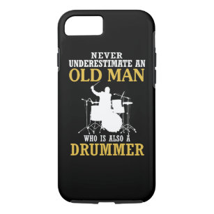 Alter Mann - ein Schlagzeuger Case-Mate iPhone Hülle