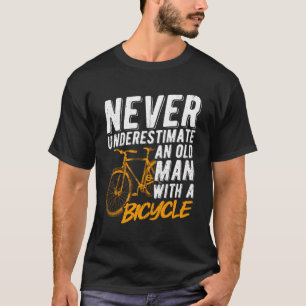 Alter Mann Großvater Großvater Fahrrad Lover Tour T-Shirt