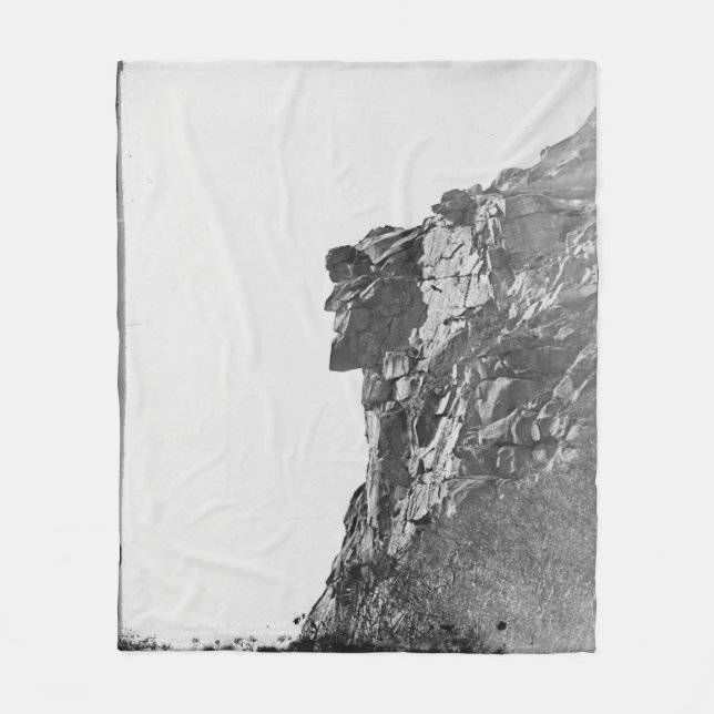 Alter Mann im Berg-Blanket Fleecedecke (Vorderseite)