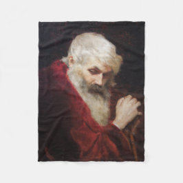 Alter Mann in einem Roten Coat (Weihnachtsmann) (W Fleecedecke