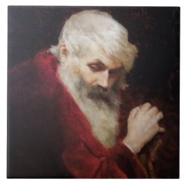 Alter Mann in einem Roten Coat (Weihnachtsmann) (W Fliese