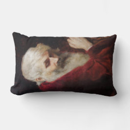 Alter Mann in einem Roten Coat (Weihnachtsmann) (W Lendenkissen