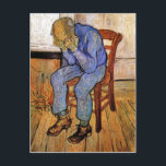Alter Mann in Sorrow von Vincent van Gogh 1890 Postkarte<br><div class="desc">Soweit ich weiß,  sind diese Bilder öffentlich zugänglich und sollen in den USA uneingeschränkt genutzt werden können. 
 Bitte kontaktieren Sie mich,  wenn Sie feststellen,  dass eines dieser Bilder nicht in Public Domain sind.</div>