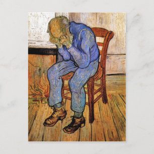 Alter Mann in Sorrow von Vincent van Gogh 1890 Postkarte