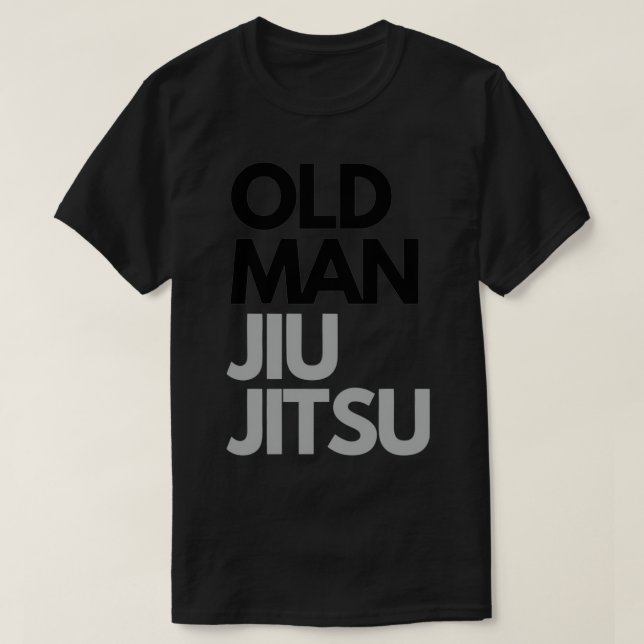 Alter Mann Jiu Jitsu 1 T-Shirt (Design vorne)