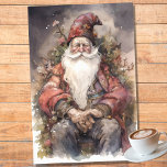 Alter Mann Santa 3 Dekoupage Seidenpapier<br><div class="desc">Erleben Sie die Faszination der Saison mit unserem bezaubernden Deko-Papier,  in dem ein alter Mann,  der an den Weihnachtsmann erinnert,  im zarten Aquarellstil gezeigt wird. Lassen Sie Ihr Handwerk mit dem Zauber des Urlaubsszaubers überraschen. Erhöhen Sie Ihre Kreationen noch heute!</div>