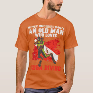 Alter Mann Taucher 3 T-Shirt