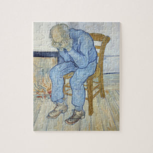 Alter Mann Vincent van Goghs   in der Sorge Puzzle