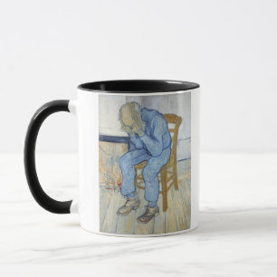 Alter Mann Vincent van Goghs   in der Sorge Tasse