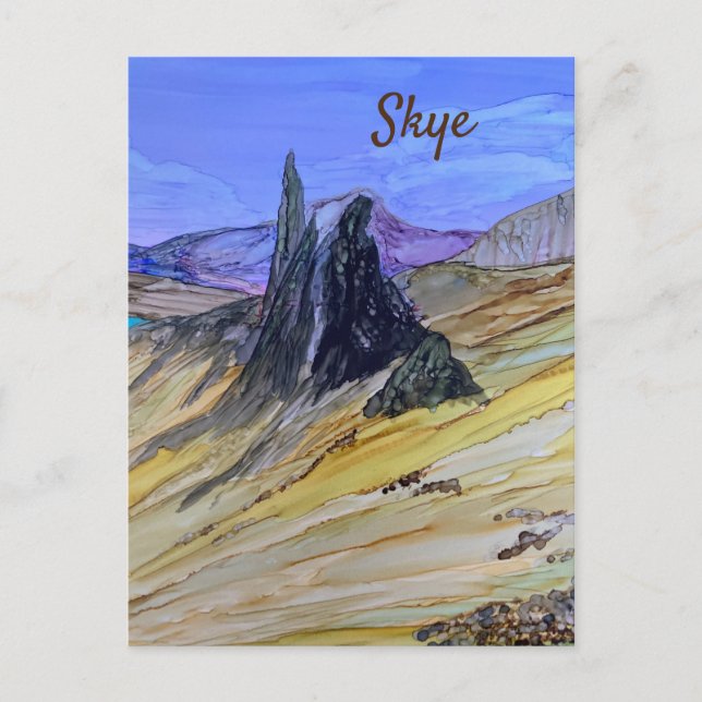 Alter Mann von Storr Skye Postkarte (Vorderseite)