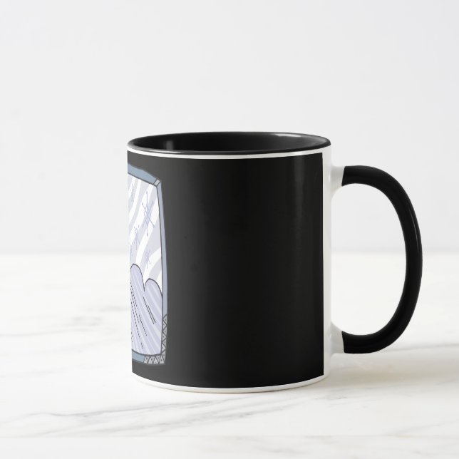 Alter Mann-Winter 2 Tasse (Rechts)