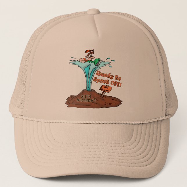 Alter Manns-80. Geburtstags-Geschenke Truckerkappe (Vorderseite)