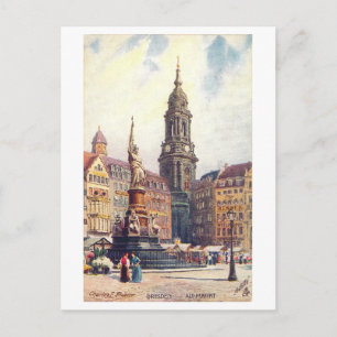 Alter Markt, Dresden, Deutschland Postkarte