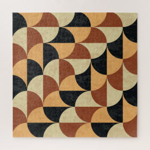 Alter Marmorboden, geometrische nahtlose Textur. Puzzle