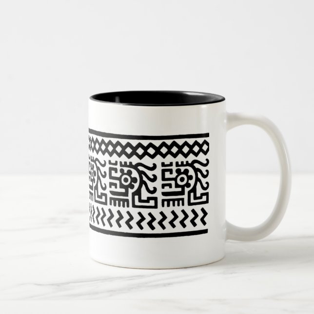 Alter mexikanischer Entwurf - Tasse (Rechts)