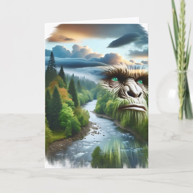 Alter nicht Gemein | Funny Birthday Bigfoot Karte (Vorderseite)