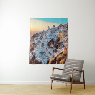 ALTER OIA - Sonnenuntergang - Wandteppich