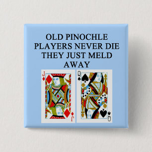 alter Pinochlespieler Button