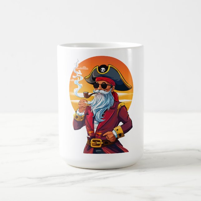 Alter Piratenkapitän Kaffeetasse (Mittel)