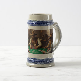 Alter Poker Bierglas