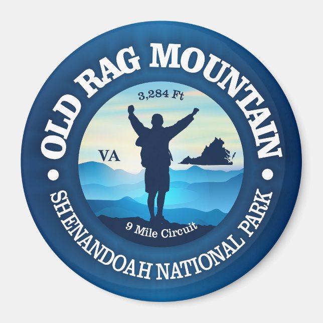 Alter Rag-Berg (V) Magnet (Vorne)