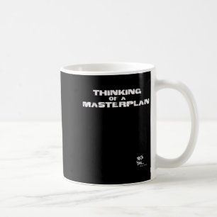 Alter Rap Hip Hop Merch Masterplan Zitat 80er Kaffeetasse