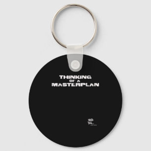 Alter Rap Hip Hop Merch Masterplan Zitat 80er Schlüsselanhänger