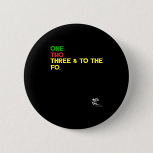 Alter Rap Hip Hop Merch zwei Zitate 9 Button