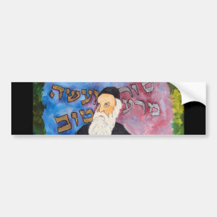 Alter Rebbe Autoaufkleber