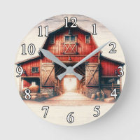 Alter Rotbarn Rustikales Land