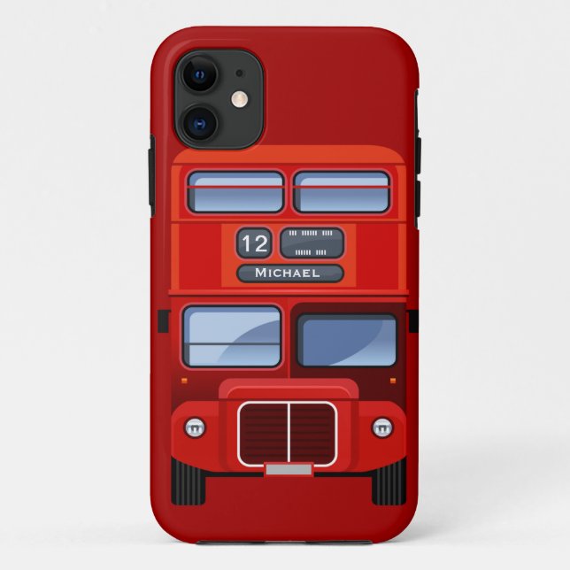 Alter roter Doppeldecker-Bus Londons Case-Mate iPhone Hülle (Rückseite)