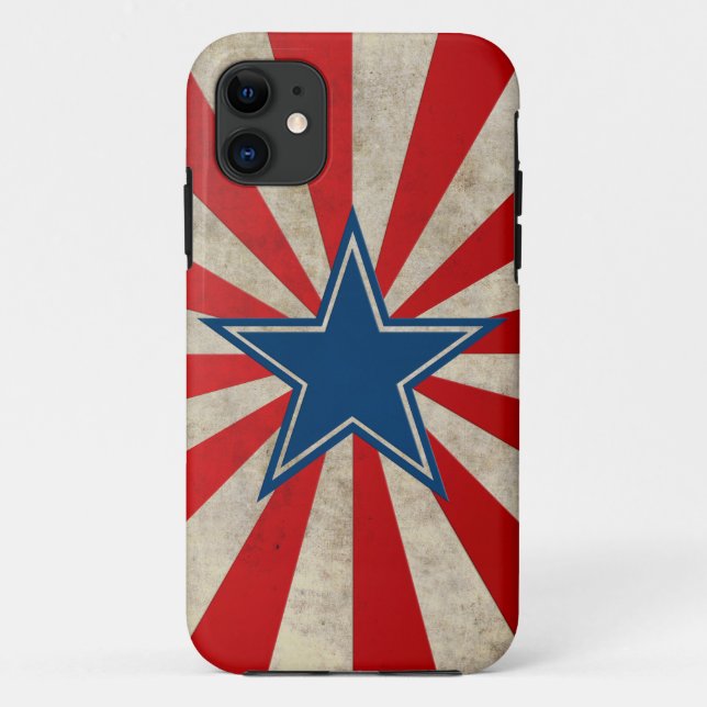Alter Ruhm - Rot, Weiß und Blau Case-Mate iPhone Hülle (Rückseite)