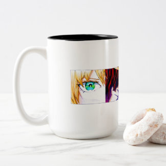 Alter saber zweifarbige tasse
