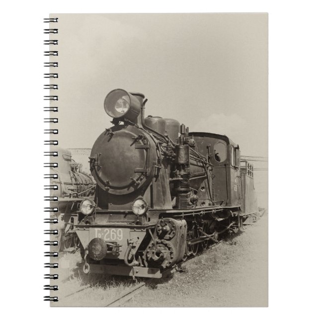 Alter Schmalspurdampf-Motor Gr-269 Notizblock (Vorderseite)