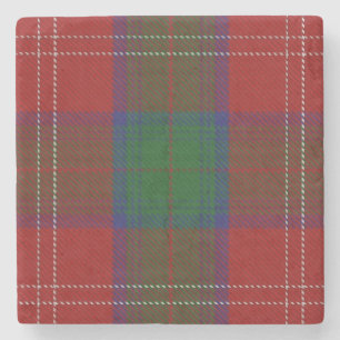 Alter Schotte-Taverne-Clan Chisholm Tartan Steinuntersetzer