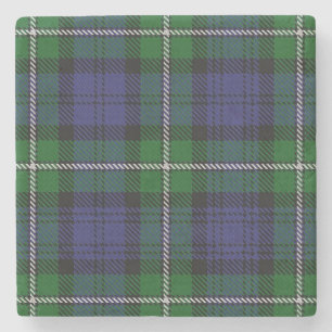 Alter Schotte-Taverne-Clan Forbes Tartan Steinuntersetzer