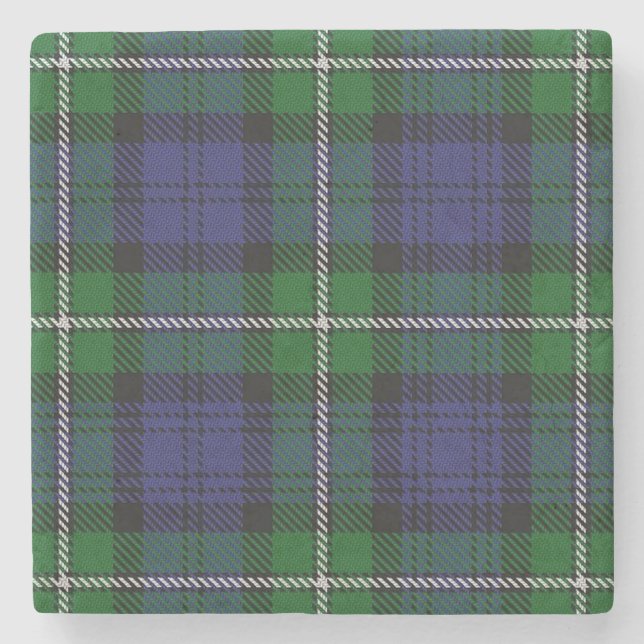 Alter Schotte-Taverne-Clan Forbes Tartan Steinuntersetzer (Vorderseite)
