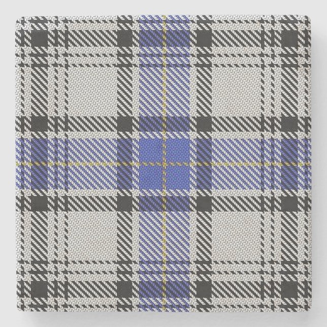 Alter Schotte-Taverne-Clan Hannay Tartan Steinuntersetzer (Vorderseite)