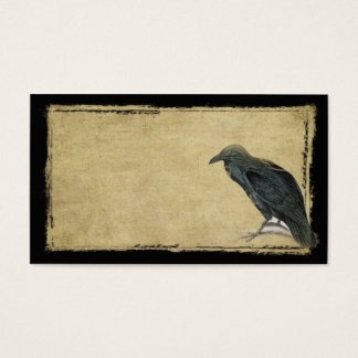 Alter schwarzer Rabe - Prim Grungy Biz Card