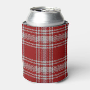 Alter Scotsman Clan Menzies Red White Tartan Dosenkühler