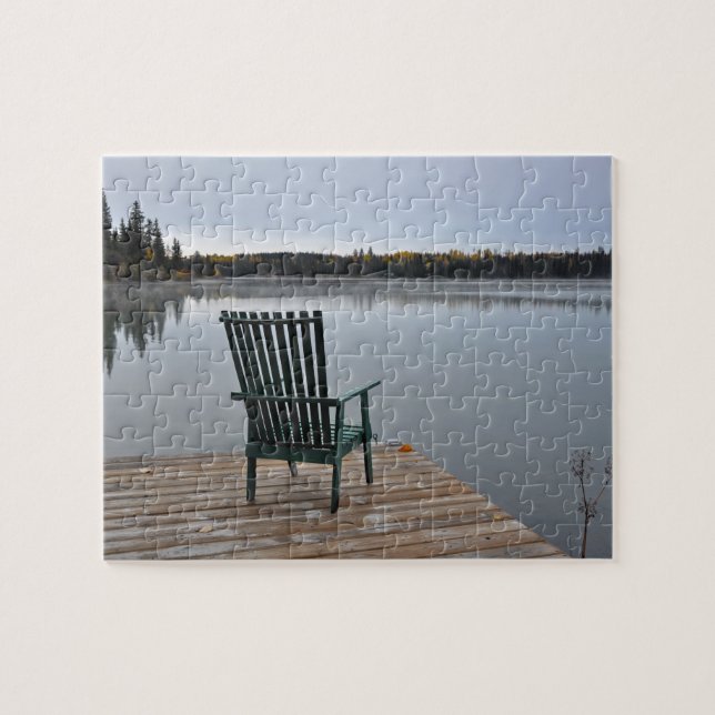 Alter Sessel am See Puzzle (Horizontal)