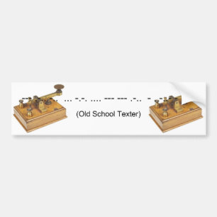 Alter Shool Texter Autoaufkleber