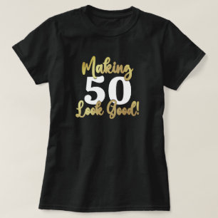 Alter sieht gut aus Gold T-Shirt