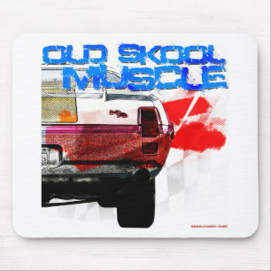 Alter Skool Muskel Mousepad