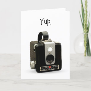 Alter Spaß Geburtstagskamera Karte