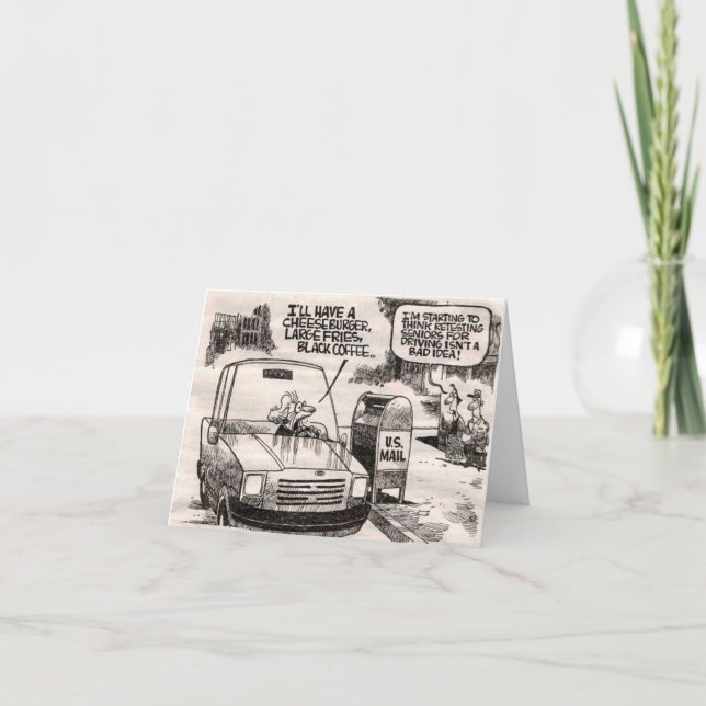 alter Spaß Karte (Vorderseite)